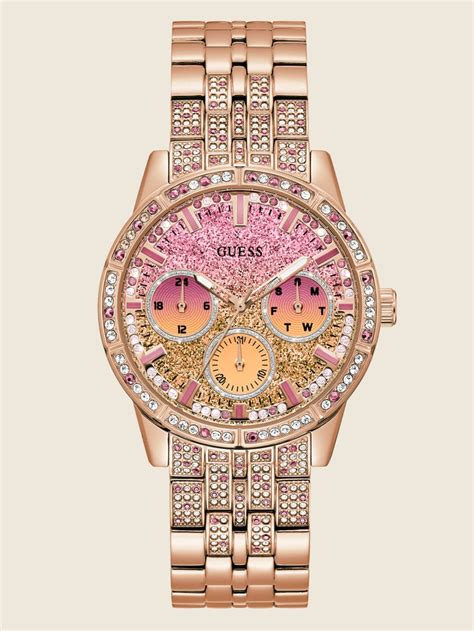 rose gold tone watch